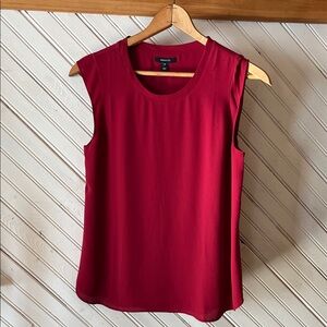 RW&CO. Rich Red Sleeveless Top